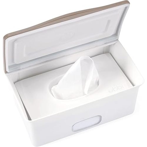 Ubbi Baby Wipes Dispenser with Weighted Plate