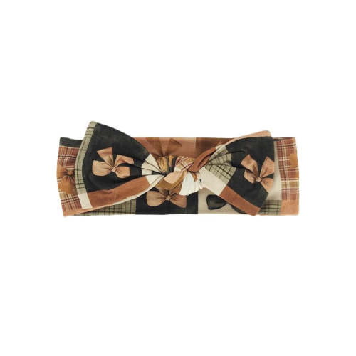 Bow Patchwork Bamboo Headband