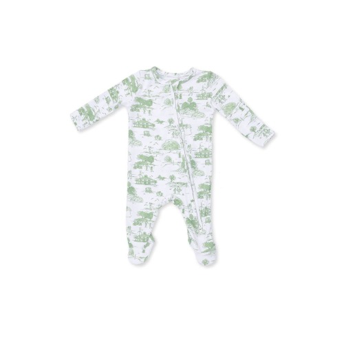 Golf Toile Zip Footie