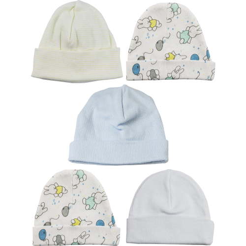 Bambini Boys Baby Caps (Pack of 5)