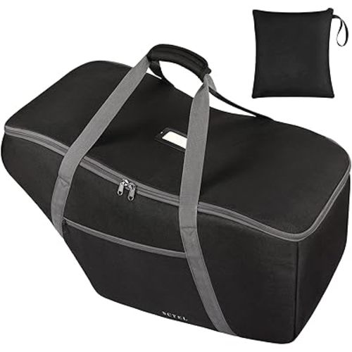 Car Seat Travel Bag Fit Graco SnugRide 35 Lite and Base, Chicco KeyFit 30 and Base, Car seat Bags for Air Travel, Padded Infant Carrier Bag with side pocket and Protective Feet, Extra small Bag