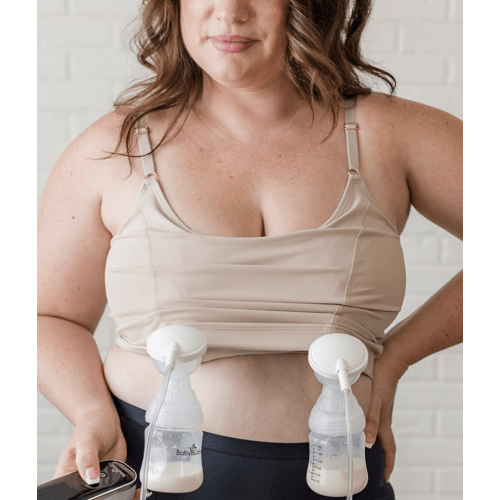 [SOLID BACK] Amelia Pumping & Nursing Crop Cami