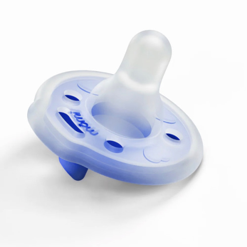 babypace® breast-like pacifier in deep lapis blue | mōmi