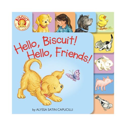 Hello, Biscuit! Hello, Friends! Tabbed - by Alyssa Satin Capucilli (Board Book)