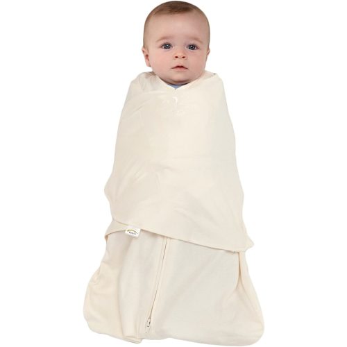 HALO 2150 SleepSack 100-Percent Cotton Swaddle Small Cream