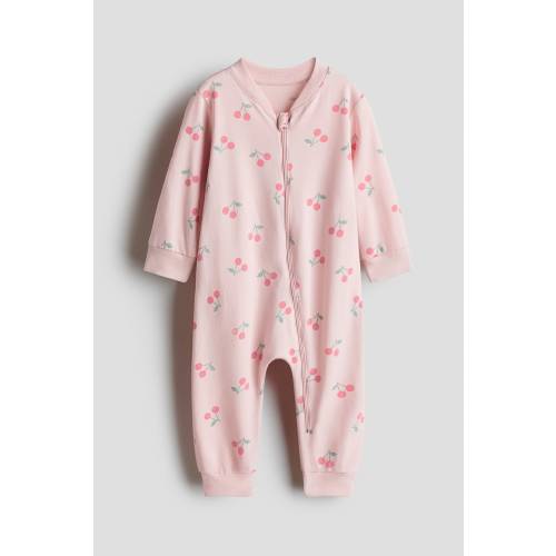 PATTERNED PAJAMA JUMPSUIT