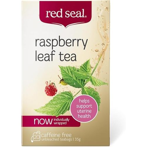 Red Seal Raspberry Leaf with Rose 20 Teabags