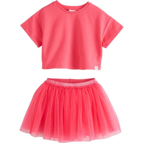 Kids' T-Shirt & Tulle Skirt Set