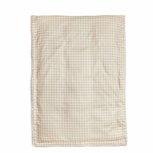 Picnic Gingham Baby Duvet - Beige
