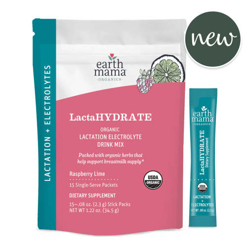 LactaHYDRATE Organic Lactation Electrolyte Drink Mix