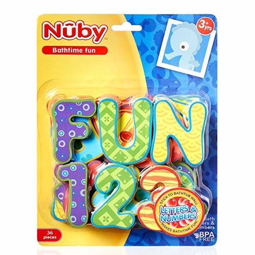 Nuby 36 Piece Bath Tub Alphabet Set