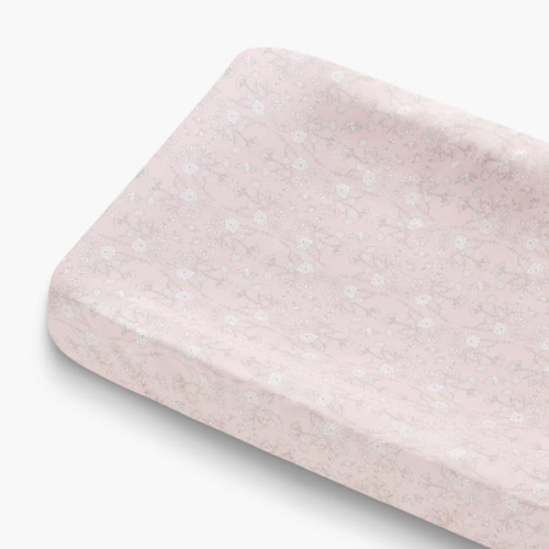 Bird's Song Changing Pad Cover - Pink