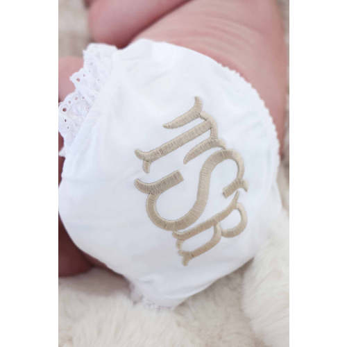 Personalized Lace Edge Bloomers