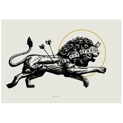 Be Not Afraid w/ Halo - Canvas – Scott Erickson Art Shop