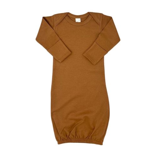 NB MONAG Infant Organic Cotton Baby Gown Ginger Newborn