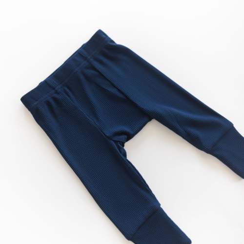 Ribbed Modal Pant - Sky