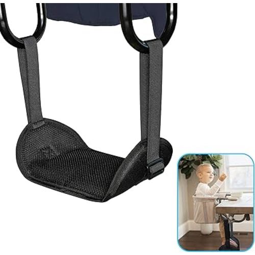 Baby Footrest Compatible with Inglesina Fast Table Chair, Adjustable Foot Rest for Clip-On Table Chair with Tray, Toddler Foot Rest for Hook-On Portable High Seat for Travel