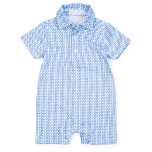 Austin Rambler Blue Shortall 6-9m