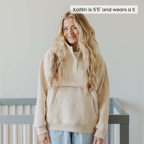 Women's Breastfeeding Sweatshirt - Chai