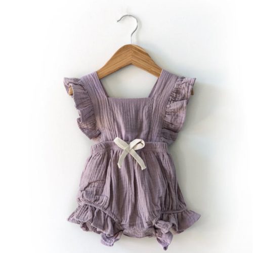 Sofia Romper in Violet | Reverie Threads