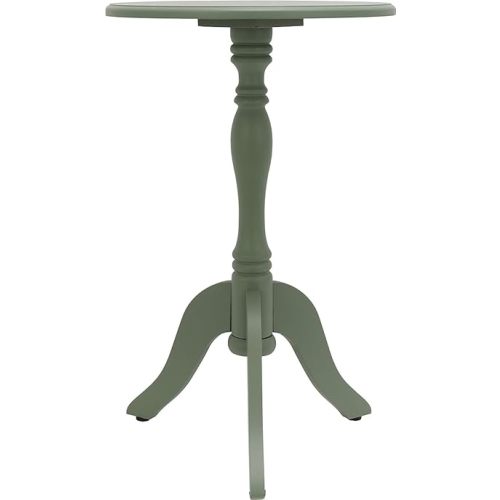 Decor Therapy Simplify Pedestal Accent Table, Olive Branch