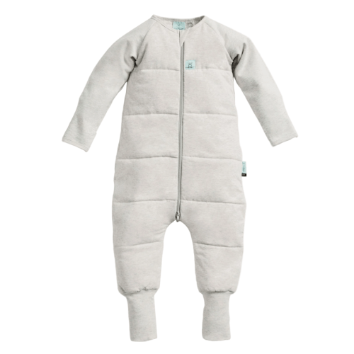ErgoPouch Sleep Onesie, 2.5, Grey Marle, Small 6-12 Months