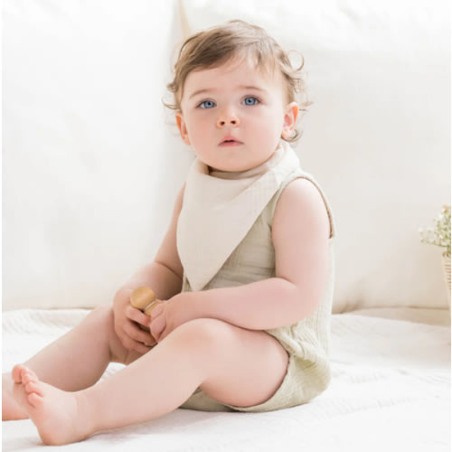 2-Pack Muslin Bandana Bibs