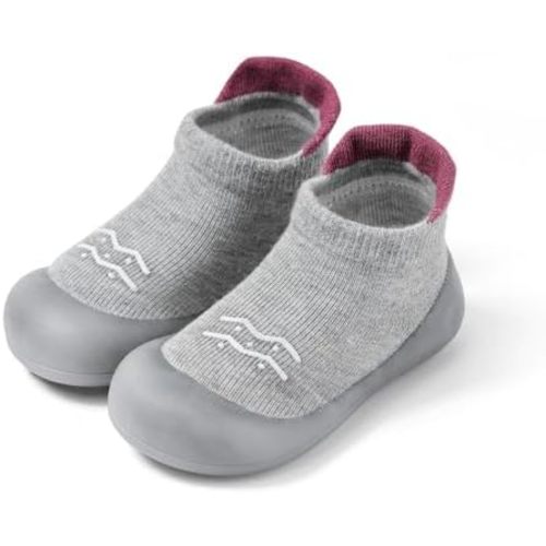 Baby Sock Shoes Baby Walking Shoes Infant Non-Slip Breathable Slippers with Soft Rubber Sole Baby Boys Girls Sneakers