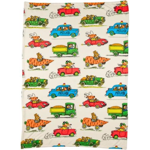Richard Scarry Kids Bedding Super Soft Cozy Throw, 46 in x 60 in, (Officially Licensed Product) by Franco