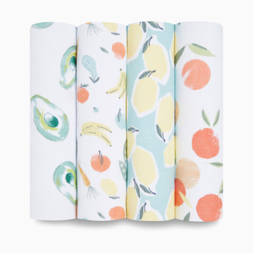 Aden + Anais Essentials Cotton Muslin Swaddles (4 Pack) - Farm To Table