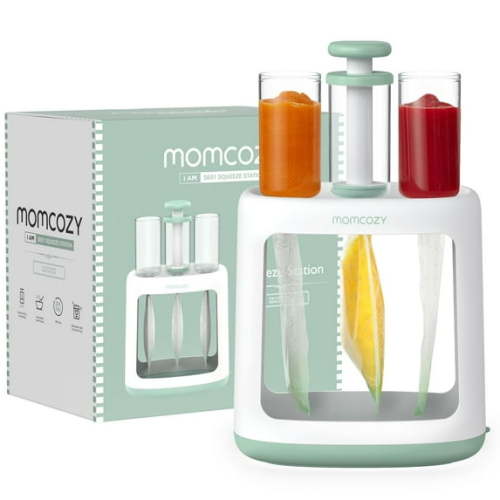 Momcozy Squeeze Station for Homemade Baby Food,No Food Splashing,BPA-Free,Dishwasher Safe, Babies, Toddlers, Children