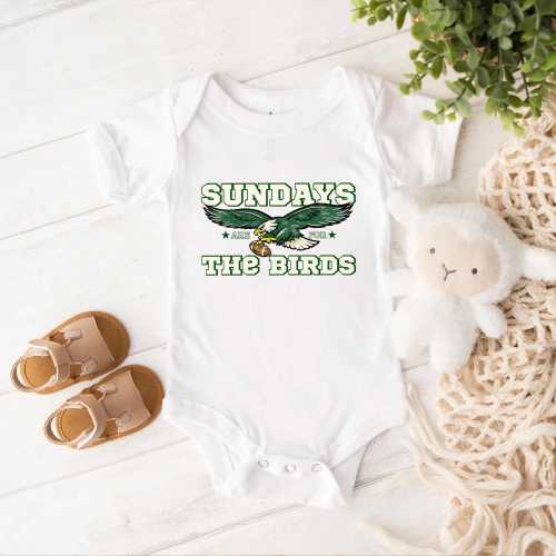Sundays are for the Birds Baby Onesie, Philadelphia Game Day T-Shirt