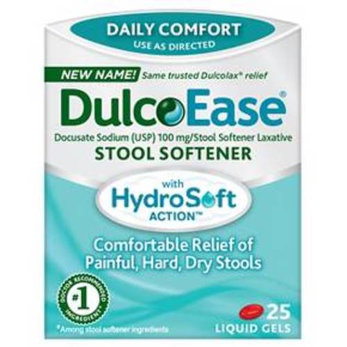 Dulcoease Stool Softener Liquid Gels