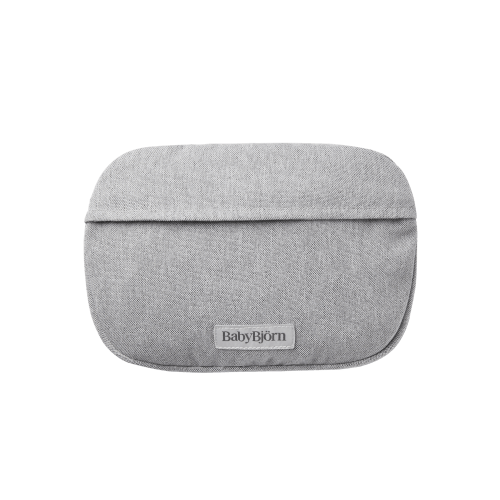 Pocket Pouch for Baby Carrier: Light gray - Woven Mélange