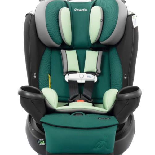 Evenflo Revolve360 Extend All-in-One Rotating Car Seat with Green & Gentle Fabric - Evenflo® Official Site – Evenflo® Company, Inc