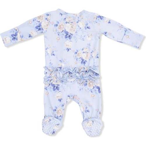 Ashley Rose Floral, 2 Way Ruffle Back Zipper Footie - Angel Dear | Maisonette