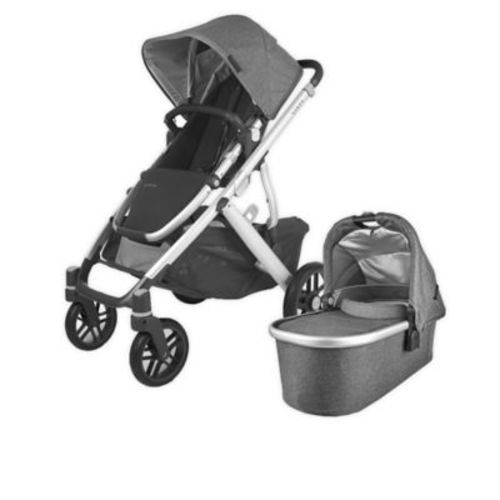 UPPAbaby® VISTA V2 Stroller in Jordan Charcoal Melange - CHARCOAL MELANGE - SINGLE