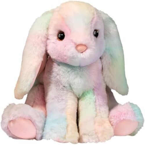 Douglas Sweetie Rainbow Easter Bunny Plush Stuffed Animal Toy