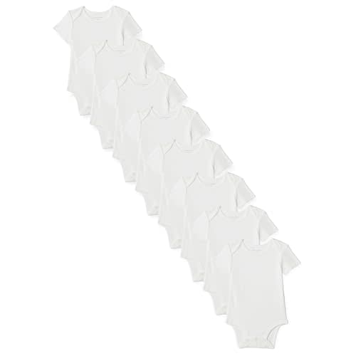 Amazon Essentials Unisex Babies' Short-Sleeve Bodysuits