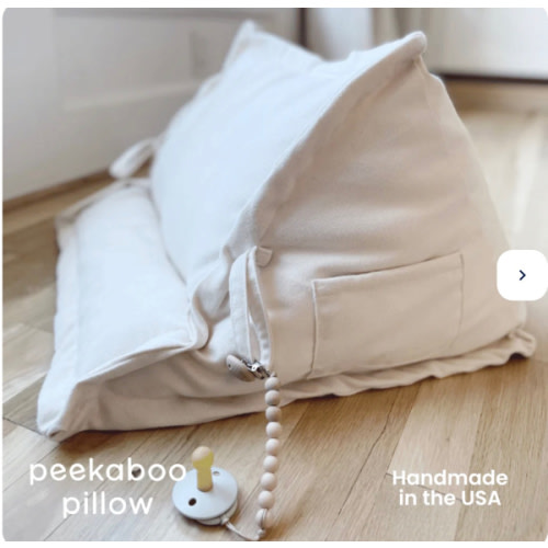 Peekaboo Pillow™ Official Site - Organic Infant Lap Pillow