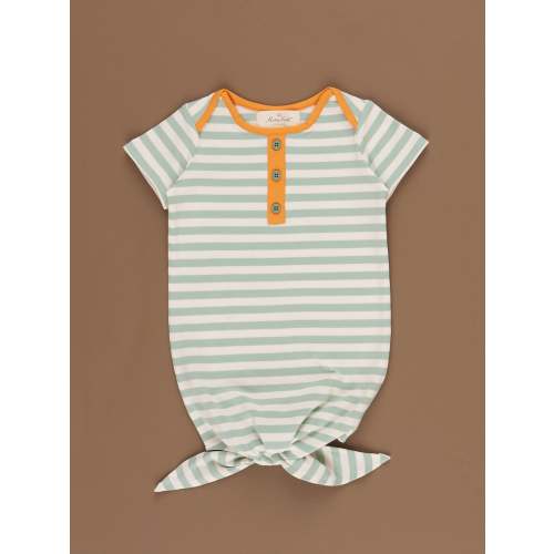 Golden Hour Striped Knot Gown