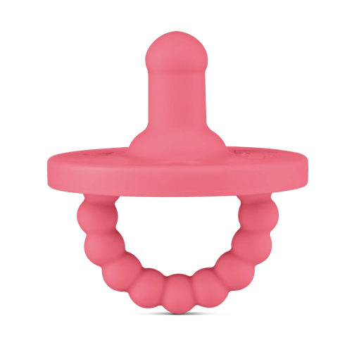 Cutie PAT Round (0-6m) Pacifier + Teether - Punch