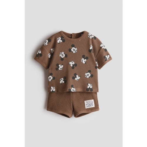 2-piece Printed Cotton Jersey Set