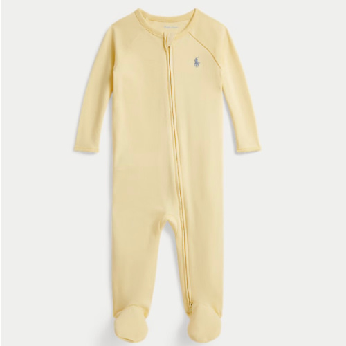 Cotton Interlock Footed Coverall