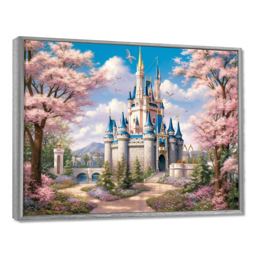 Red Barrel Studio® Enchantment Of Castles - Castles Framed Canvas Print & Reviews | Wayfair