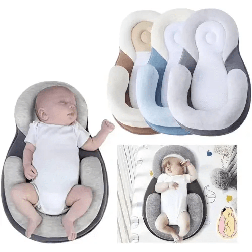 New Baby Picnic mat, nap Pillow, Adjustable Memory Sponge for Newborns Aged 0-5 Months, Portable Suitable for Travel, Super Soft, Breathable, and Comfortable to Play with