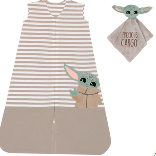 Star Wars Mandalorian Baby Yoda Wearable Blanket/Lovey Gift Set 2pc – Lambs & Ivy