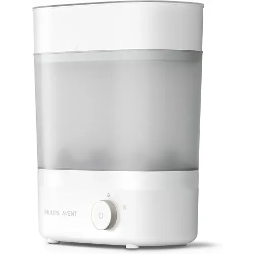 Philips Avent Baby Bottle Sterilizer and Dryer Premium, Removes 99,9% of Bacteria, Chemicals Free, Capacity 6 Bottles/Teats/Accessories, Modular Space Saving Design, Model SCF293