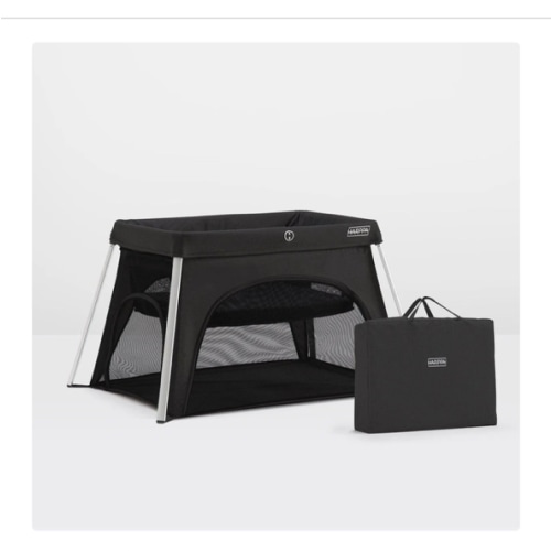 HARPPA Rossi | Pack n Play Lightweight Travel Crib for Baby – Portable Playpen Bassinet & Crib Playard, Lightweight Foldable Playpen with Comfortable Mattress, Mini Travel Crib for Newborns, Infants & Toddlers, Best Travel Pack n Play for Small Spaces & S