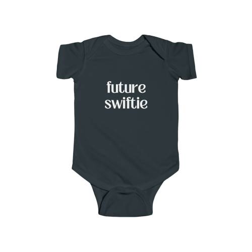 Future Swiftie Infant Fine Jersey Bodysuit, Baby Clothing, Swiftie Merch, Baby Shower Gift, Baby Swiftie, Infant Clothing